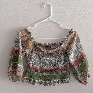 Zara floral top
